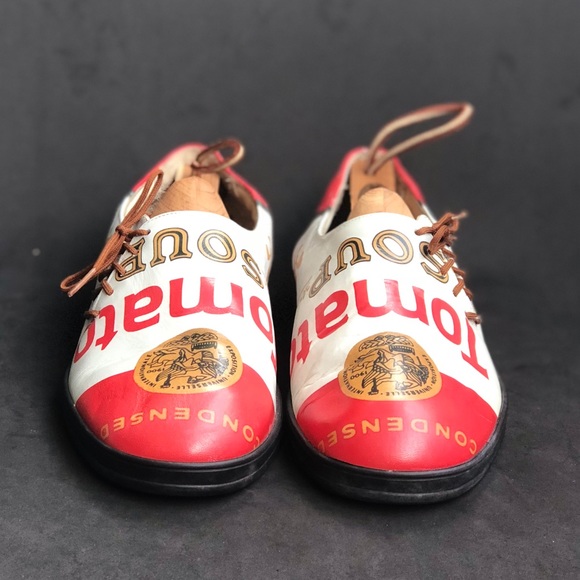 ICON Shoes - VERY RARE Andy Warhol Authentic Tomato Soup Shoes.